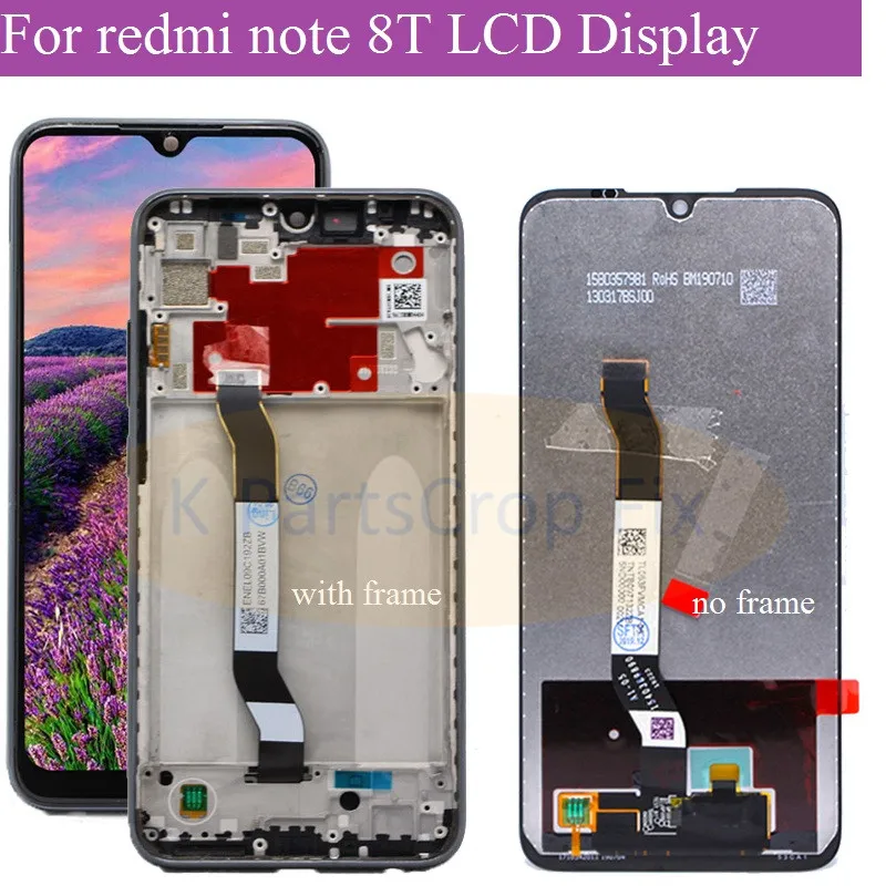 6 3 '颼% Оригинальный ЖК экран для Xiaomi Redmi Note 8T сменный Note8t сенсорный дигитайзер