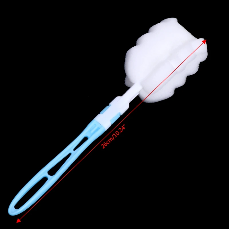 

Baby Milk Feeding Bottle Sponge Brush Nipple Cleaning Cup Scrubber Cleaner Tool