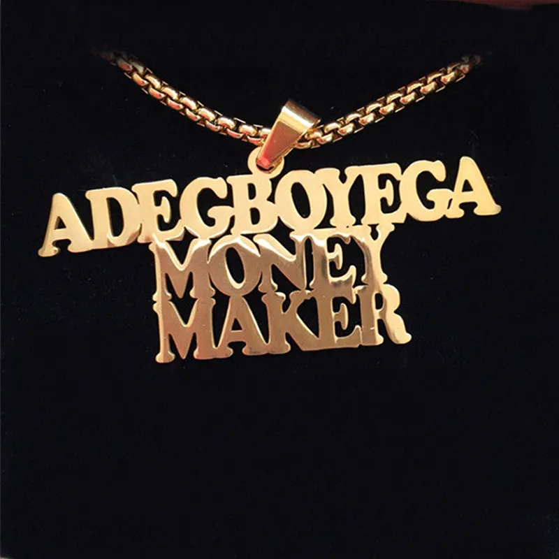 Мужская цепочка из нержавеющей стали с подвеской в стиле панк | Украшения и