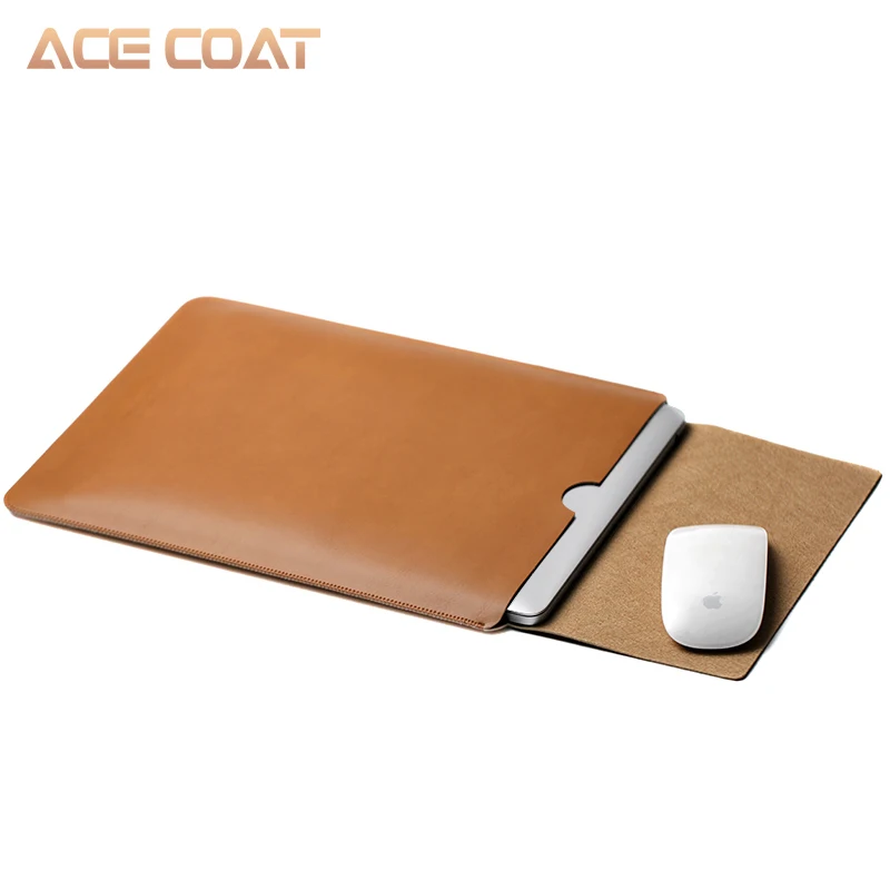 ACECOAT микрофибра pu кожаный чехол протектор сумки для Macbook Air Pro Retina13 12 15 16 чехол для ноутбука для macbook pro 13 Чехол