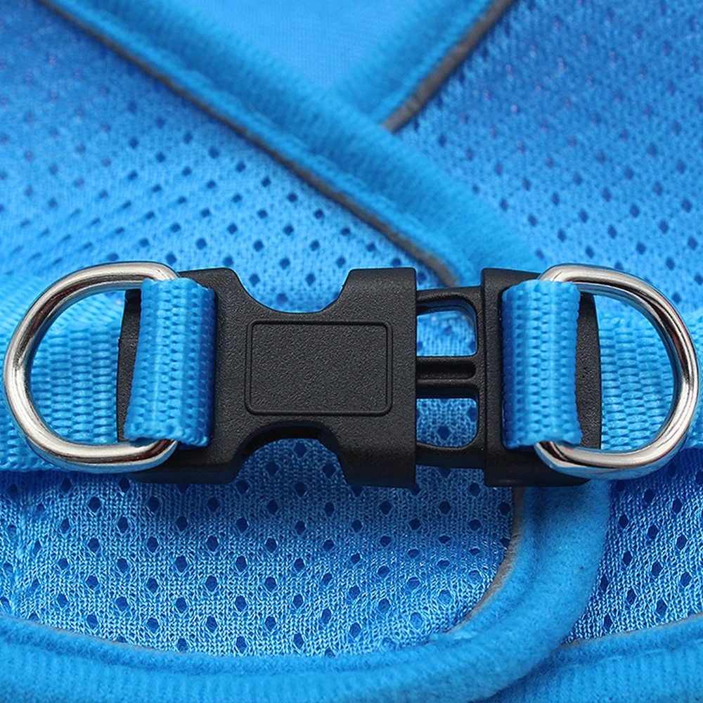 Светоотражающие щенок собачья шлейка жилетка с прогулочный поводок