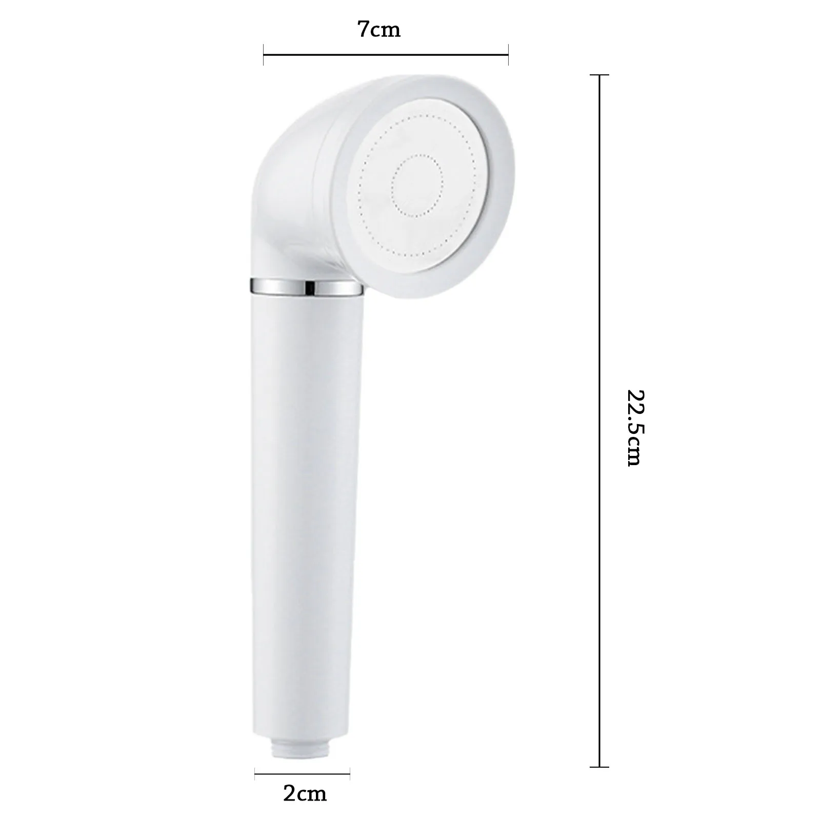 

3Pcs/Set 1/2inch High Pressure Handheld Shower Replacement Handheld Shower Kit 108-hole Pressurized Detachable Shower Head