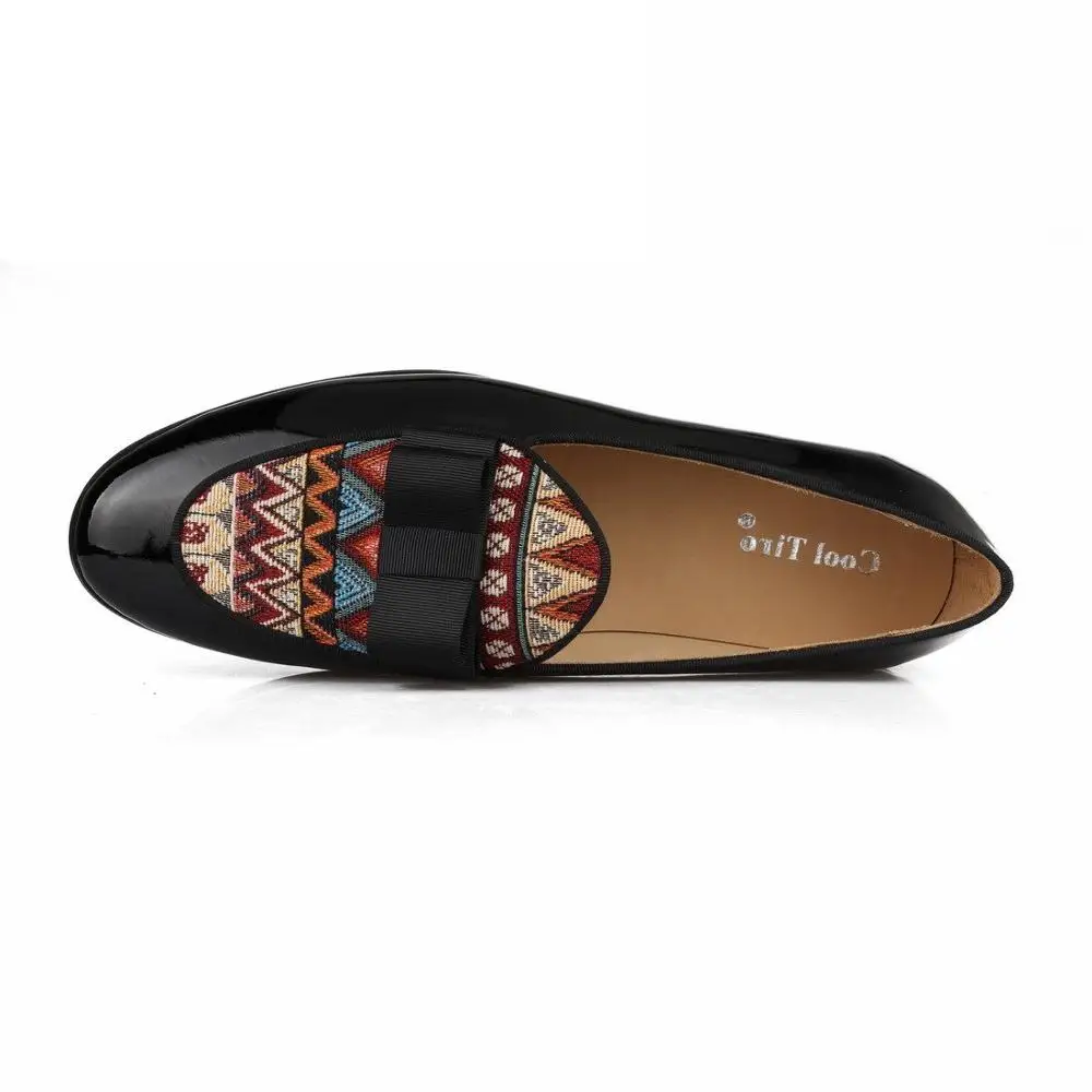 Стильные лоферы из лакированной кожи с принтом свадебные модельные мужские