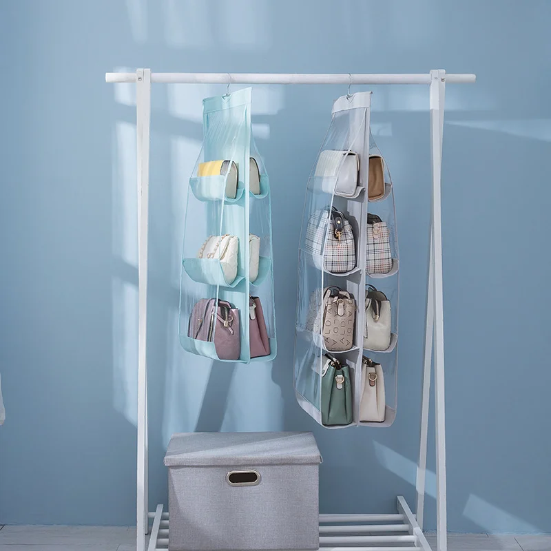 6/8 большие карманы подвесная сумка органайзер пылезащитный держатель для