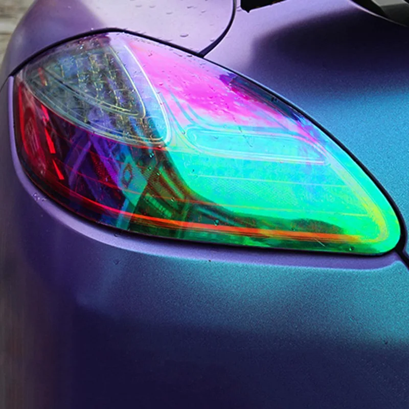 

Car Styling Chameleon Headlight Taillight Vinyl Tint Car Sticker Light Film Wrap Automobile Headlamp Membrane 30x60cm