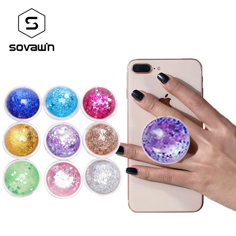 Универсальный мобильный телефон держатель зыбучий песок пальчиковая ручка