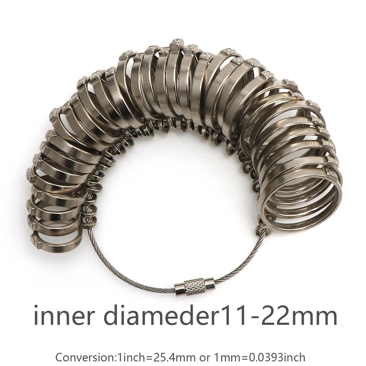 1 комплект черное кольцо размер оправы пальцевое r измерительный инструмент для