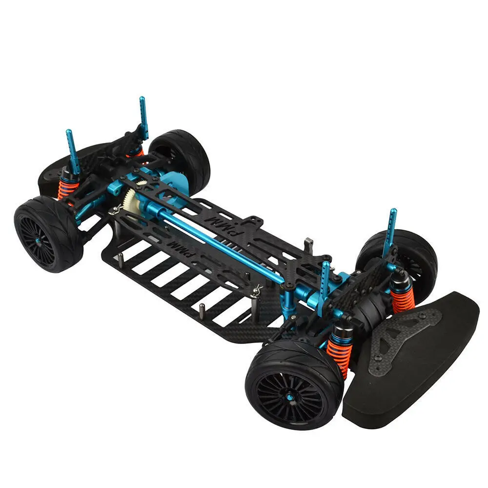 

1:10 Flat Running Aluminum Alloy Metal Frame With Carbon Fiber Chassis for TT01