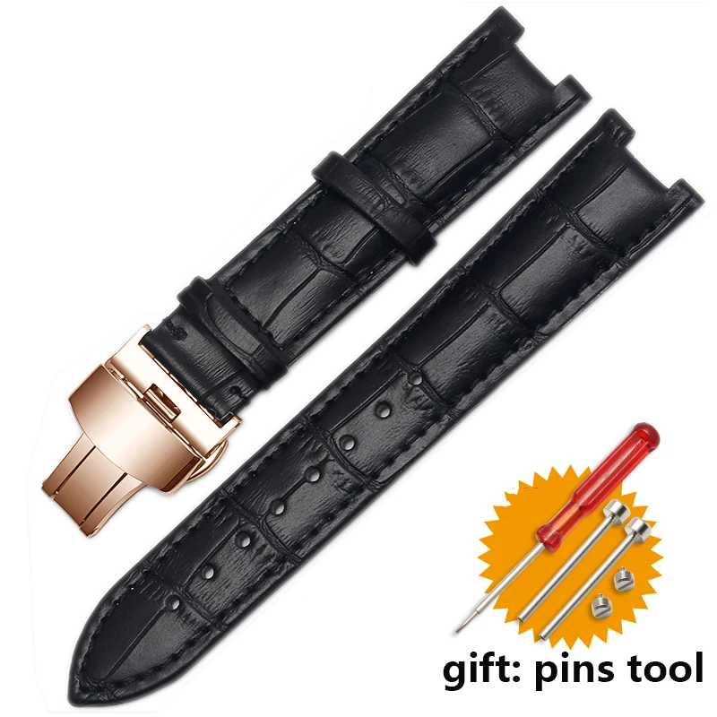 

High Quality Handmade Genuine Leather watch band 19mm 20mm 21mm 22mm for Tissot Lilock Curved Strap Belt 1853 Substitute for T41