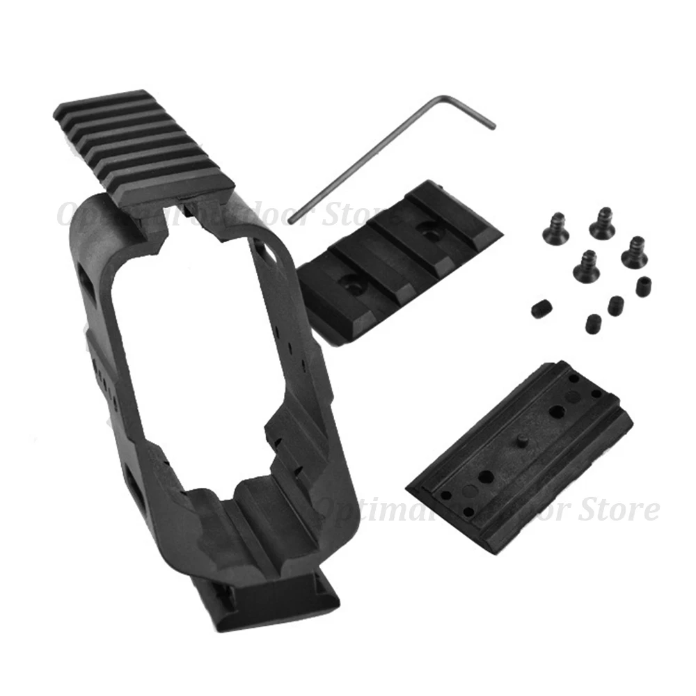 Универсальный Тактический AEG пистолет с пластиковой основой четырехрельсовый