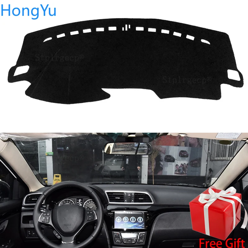 Car Dashboard Avoid Light Pad Instrument Platform Desk Cover Mats Carpets for Suzuki Ciaz 2014 2015 2016 2017 2018 Maruti Sport |