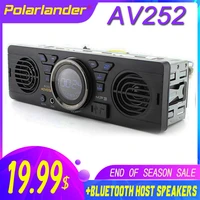 usbsd aux in built in 2 speakers audio tf card 12v 2018 new style car mp3 player in dash bluetooth player fm