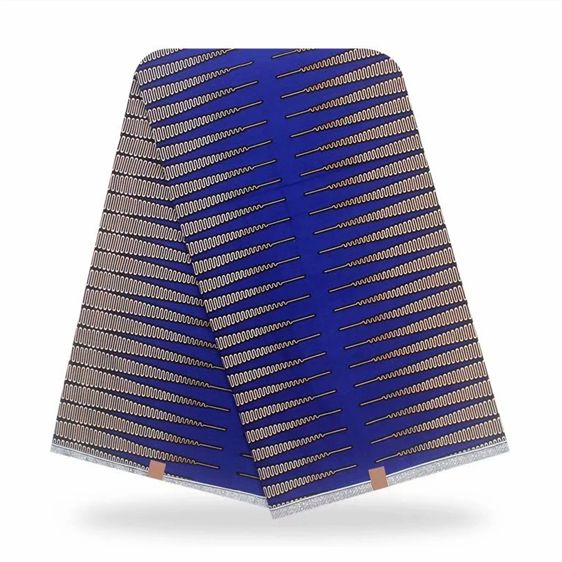 

New Original Real Wax Prints High Quality African Fabric Cotton Material Nigerian Satin Ankara Batik Top Class Sewing Dress VL17