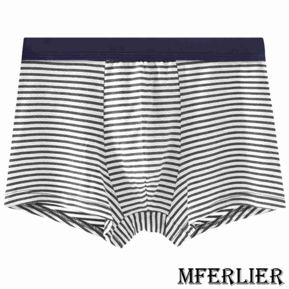 

men modal U Convex boxer 2 piece lot striped big size 9XL 10XL Soft comfortable breathable Stretch elasticity boxer underwear 58