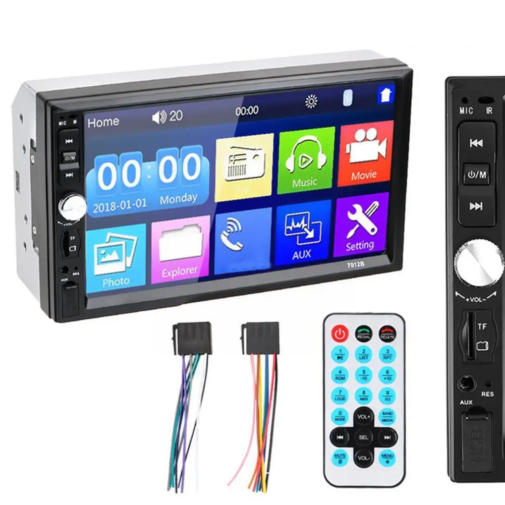 Автомобильный радиоплеер 2 Din дисплей заднего вида экран Универсальный/7012B/7018B