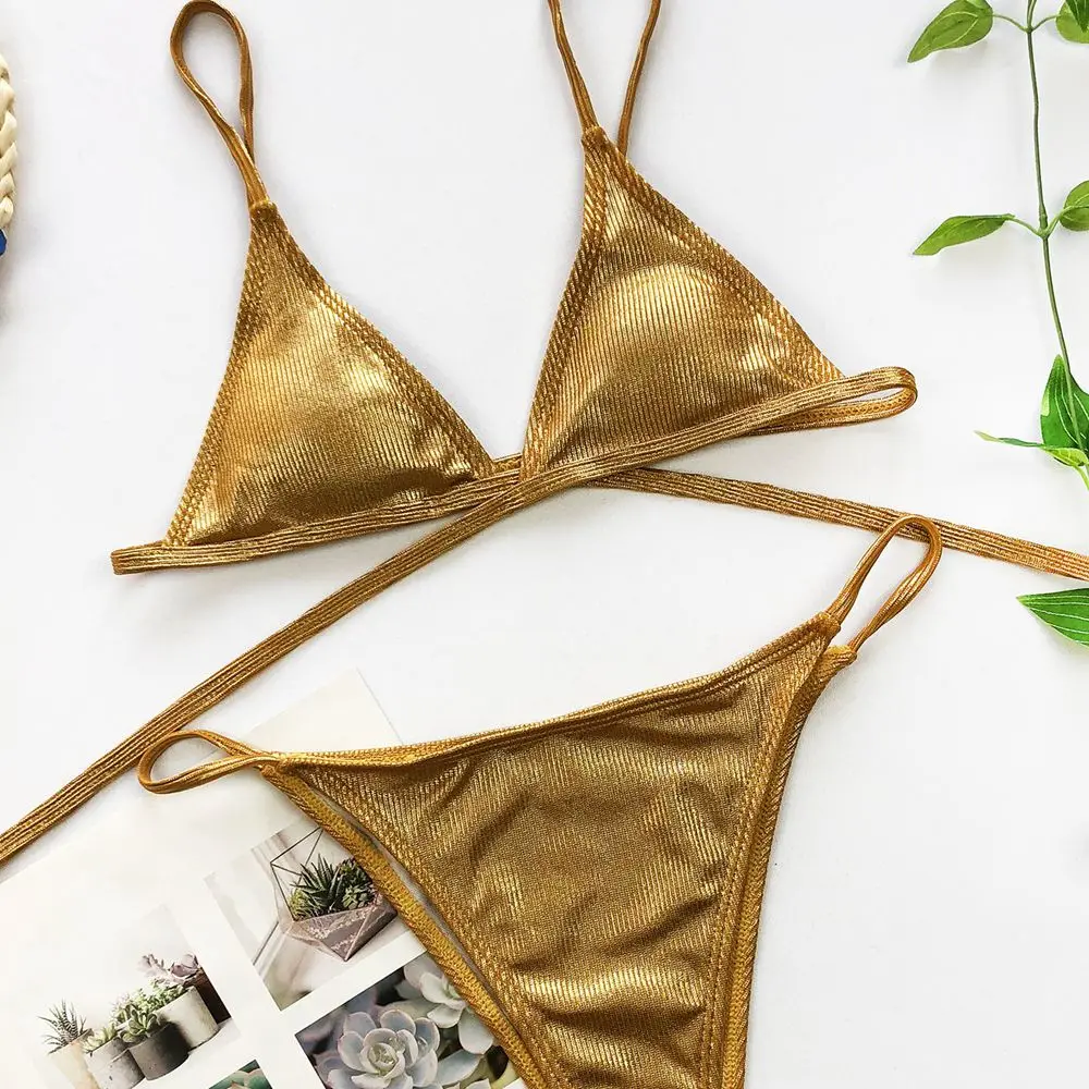 ARXIPA мини стринги комплект бикини яркий женский купальник бандаж сексуальный