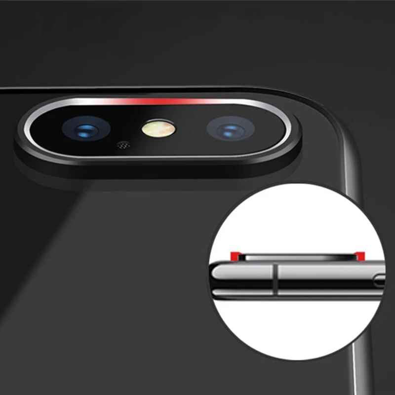 For iPhone X Tempered Glass Rear Camera Lens Protector Guard Cover 3D Back Webcam Protection Filter Man Cellphone Accessories | Мобильные