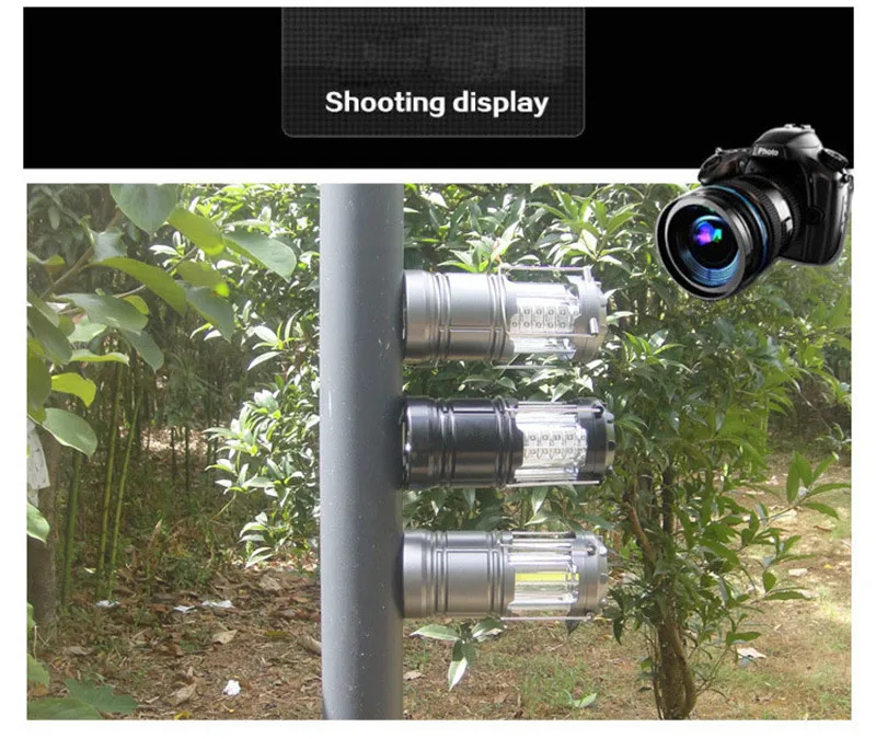 Перезаряжаемый фонарь на солнечной батарее 3 Вт 30 светодиодный s походный