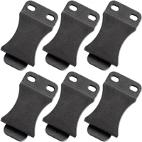 set of 6 qinggear flush quick release holster sheath clip iwb belt clip loop with screws diy outdor tool