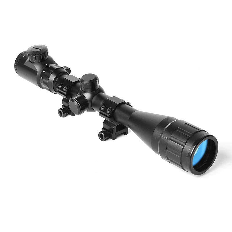 4-6x40 охотничий прицел с подсветкой QQ09 фонарик оптика винтовка скопезе для страйкбола воздушные пистолеты снайперская винтовка прицел Chasse