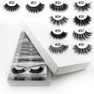 Оптовая продажа ресниц 42050100 шт 3d норковые ресницы натуральные норковые ресницы оптовая продажа накладных ресниц макияж Толстые Поддельные ресницы оптом