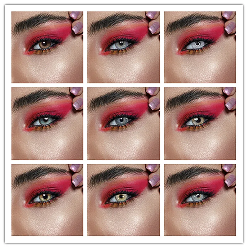 1 пара 9 Стиль Цвет ed контактные линзы ежегодно Применение косметический для глаз