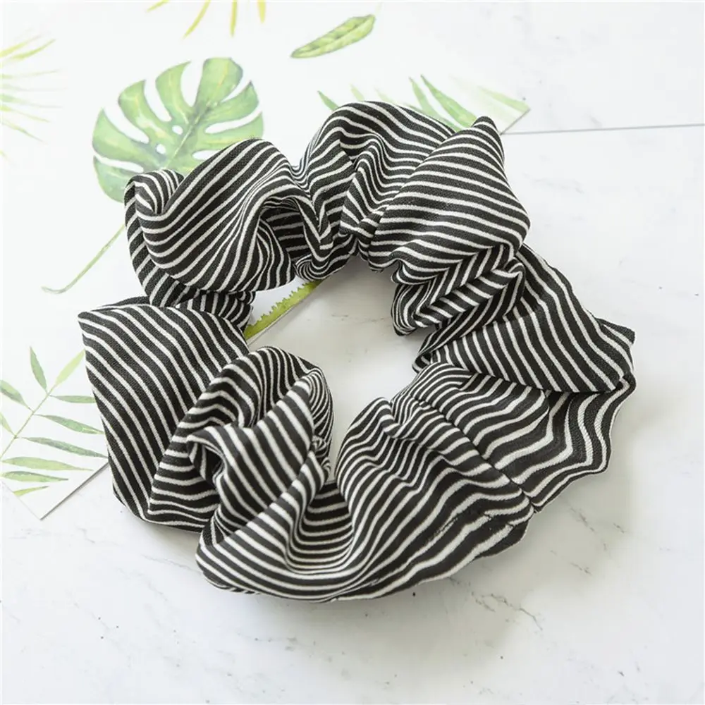 Fashion Women Girls Elasticity Scrunchie Hairband Ponytail Holder Stipe Floral Hair Rope Tie Accessories Free Shipping | Красота и