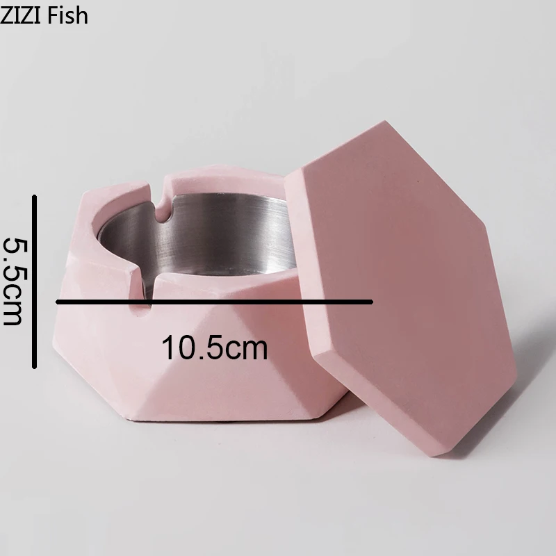 

Creative Car Ashtray Cement Ashtray Drop Resistance Ash Tray Holder Gift for Boyfriend Ashtrays with Lids Ash Tray Decoration