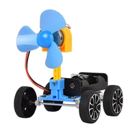 wind power car diy electronic kit technology science toys educational set for children experiment creative invention school toy