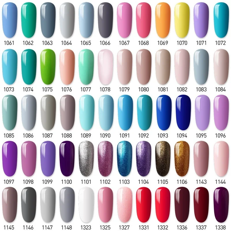 Modelones Colorful Nail Art Led Gel Polish Soak Off Shining Varnish Long Lasting Enamel Semi Permanent Lacquer | Красота и здоровье