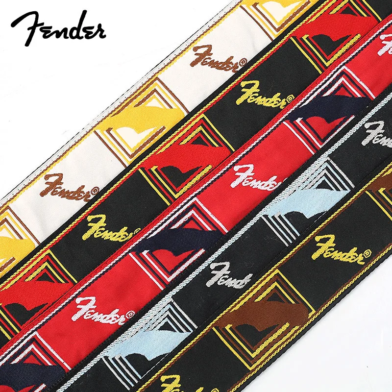 fender mode gedruckt gitarre strap für akustische elektrische bass gitarre musical zubehör farben optional gitarre gürtel free global s