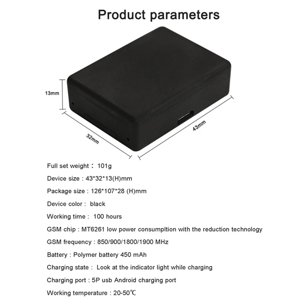 Upgrade N9+ GPS Tracker 2g GSM Device Monitor Car Locator Audio Voice With Sound Alarm Anti-theft Tracking | Электроника