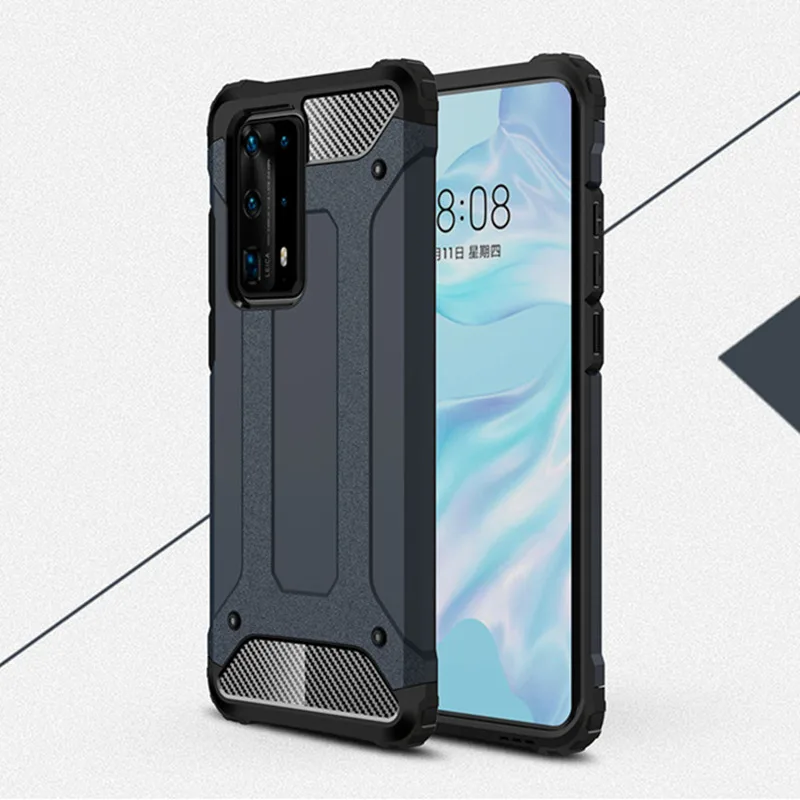 

Armor Phone Case For Huawei P40 Pro Plus Cover TPU&PC Housings Protective Bumper For Huawei P40 Pro Plus Pro+ Case Funda 6.58''