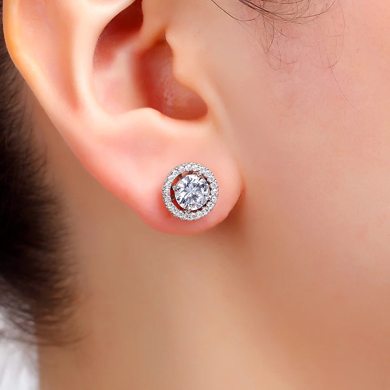 Высокое качество Круглый Циркон Нержавеющая сталь Стразы с квадратными