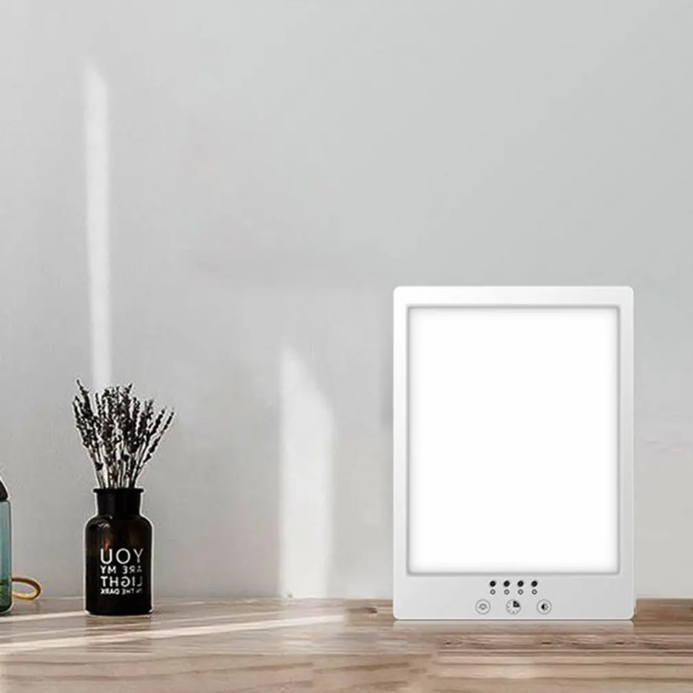 

JSK-20 LED Bionic Sun Lamp SAD Phototherapy Lamp Natural Light Touch Timing Color Temperature Small Night Table Lamp