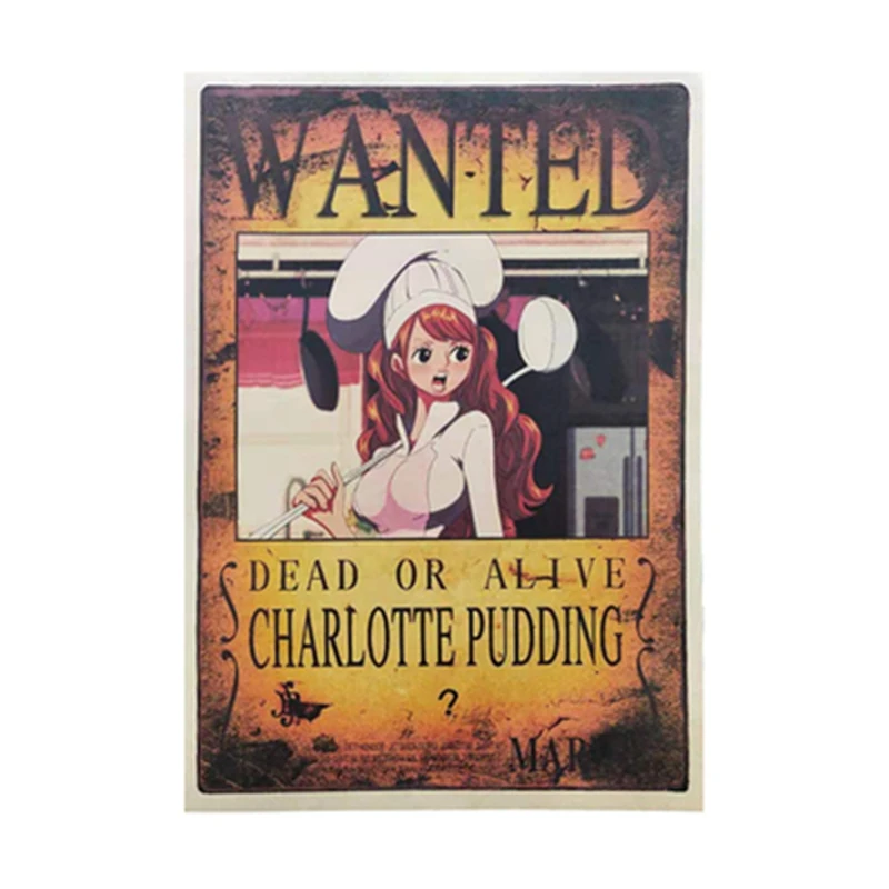 XinChen аниме один кусок украшения крафт бумага постер Луффи наклейки живопись бар