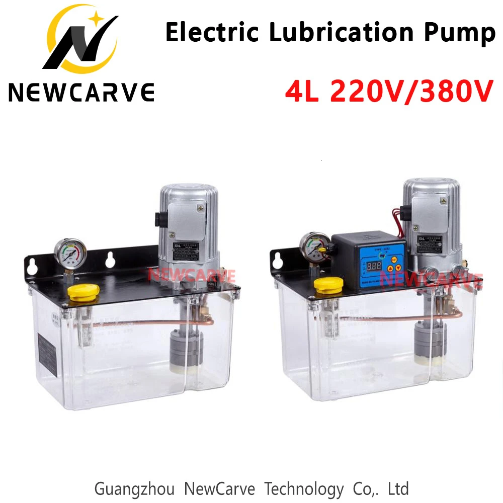Полностью автоматический cnc масляный смазочный насос 4L 220V 380V PLC цифровой