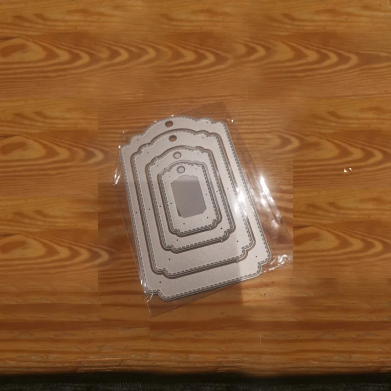 Adv-one 4pc тег закладки фон металлические режущие штампы Ремесло Скрапбукинг 2018