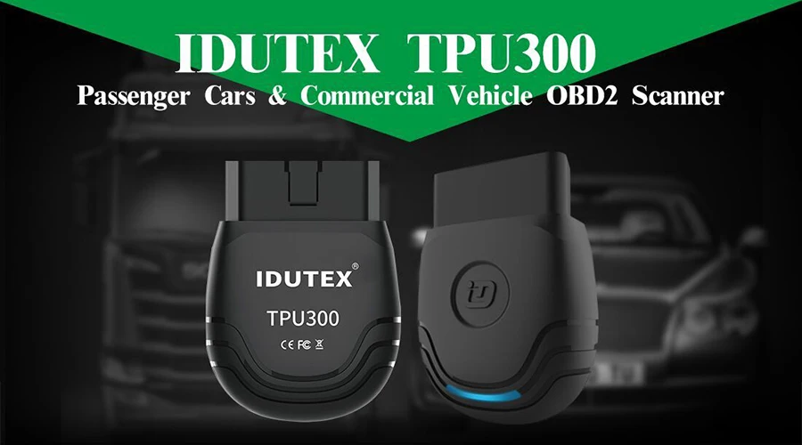 IDUTEX TPU300 легковые автомобили и коммерческий автомобиль OBD2 сканер