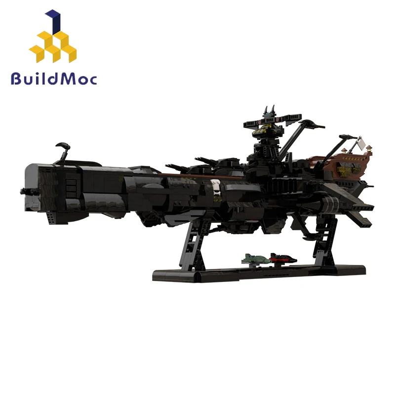 

BuildMoc Technical Arcadia Space Battleship Spaceship Children's Toys Diy Building Blocks New Year Birthday Gift Assembly Model
