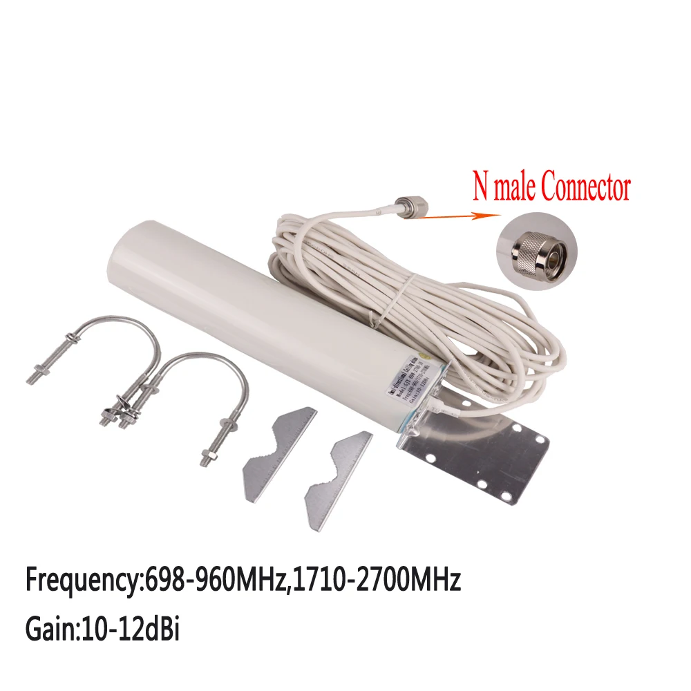 ZQTMAX 2g 3g 4g антенна для трехполосного мобильного усилителя сигнала 900 1800 2100 UMTS LTE