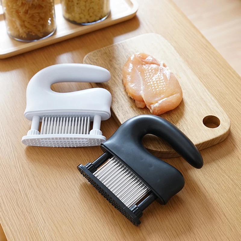 

Meat Tenderizer 48 Stainless Steel Ultra Sharp Needle Blades Best For Tenderizing BBQ Marinade Kitchen Cooking Tool NEW