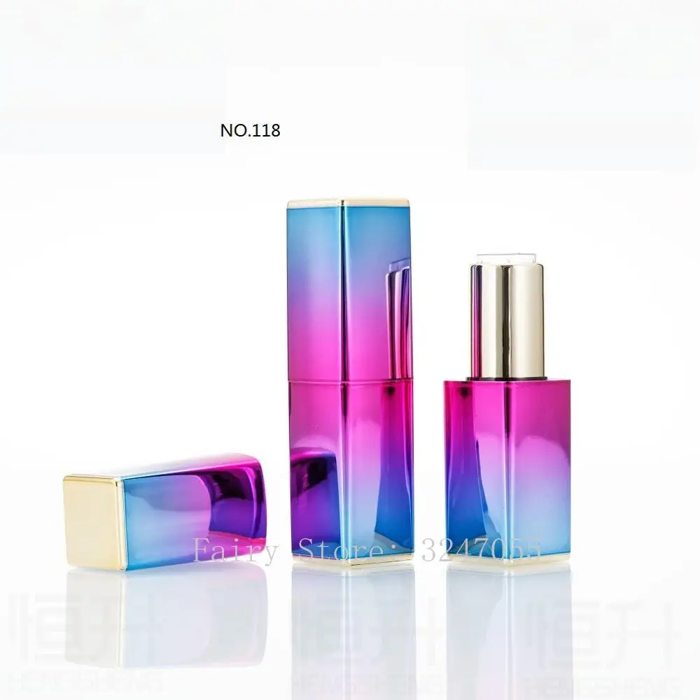 

12.1mm 10/30/50pcs Magnetic Buckle Purple Black Red Empty Lipstick Tube Lip Balm Container Shell Packaging Cosmetics Refillable