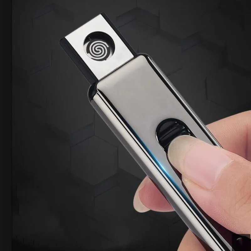 USB-зажигалка для сигарет ветрозащитная электрическая зажигалка перезаряжаемая