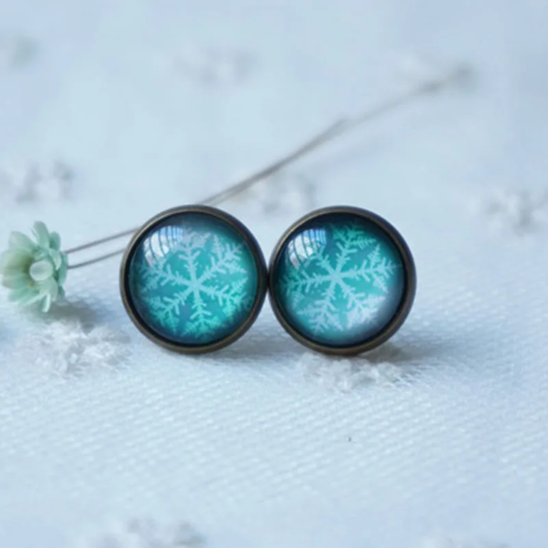 Женская Мини колошения кавайный кабошон стеклянные серьги гвоздики в виде пчелы