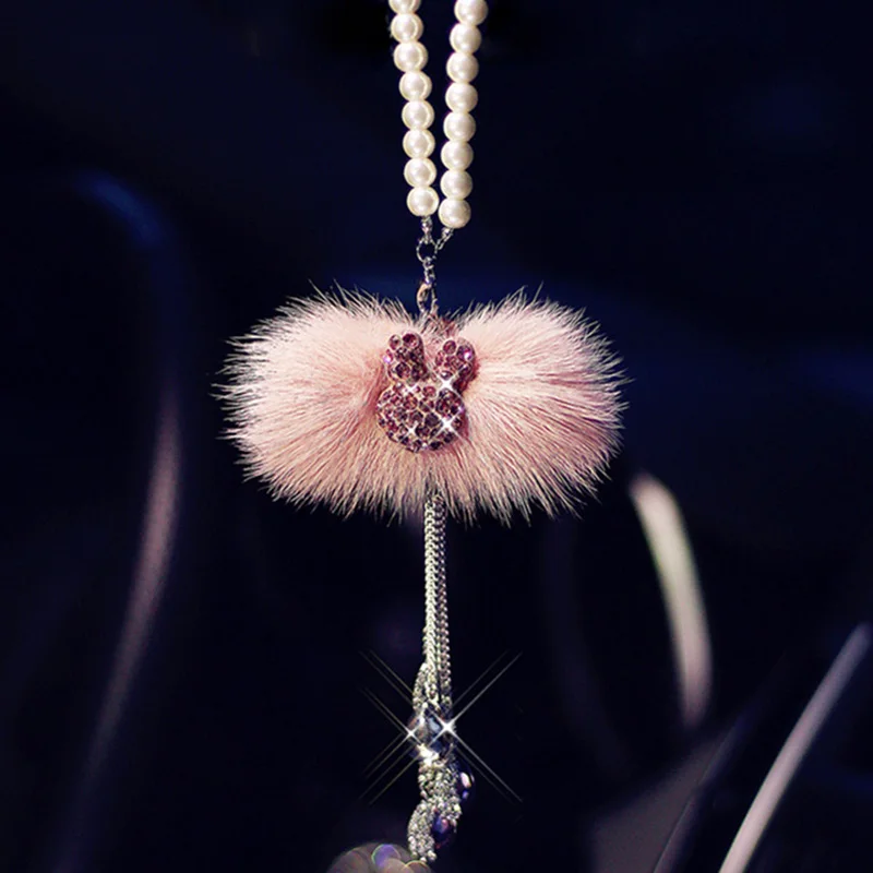 Стразы искусственная кожа роскошный интерьер автомобиля подвесные аксессуары