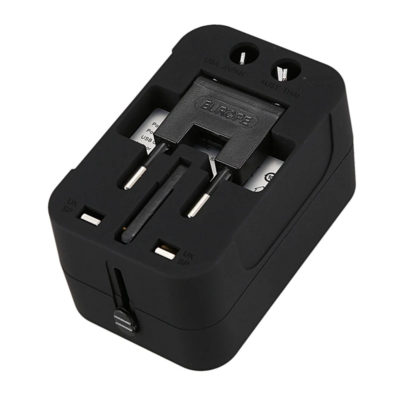 Зарядное устройство Все в одном с 2 1 А USB-разъемами для Великобритании ЕС