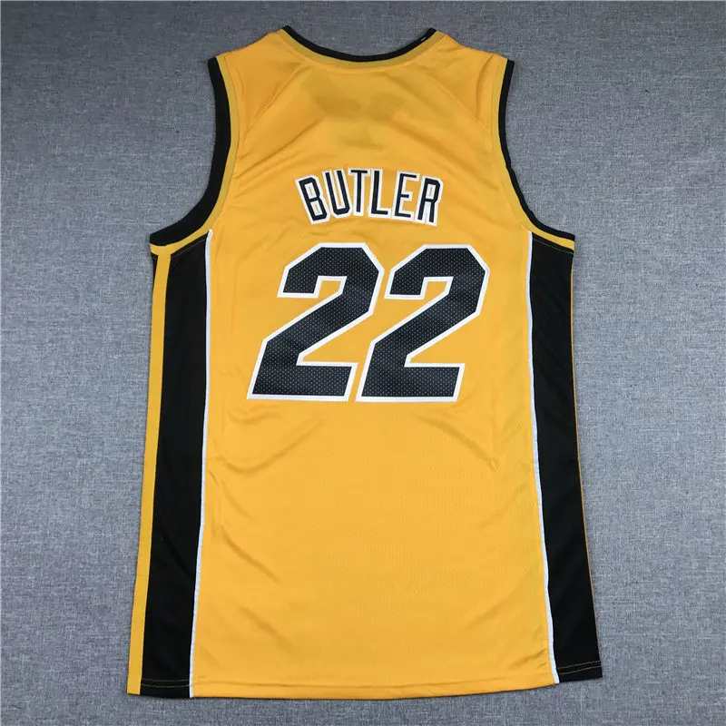 

High Quality 20 21 Bonus Edition Yellow Embroidery Basketball Jersey WADE HERRO BUTLER ADEBAYD Men Tank Tops Stitched Logo XXL