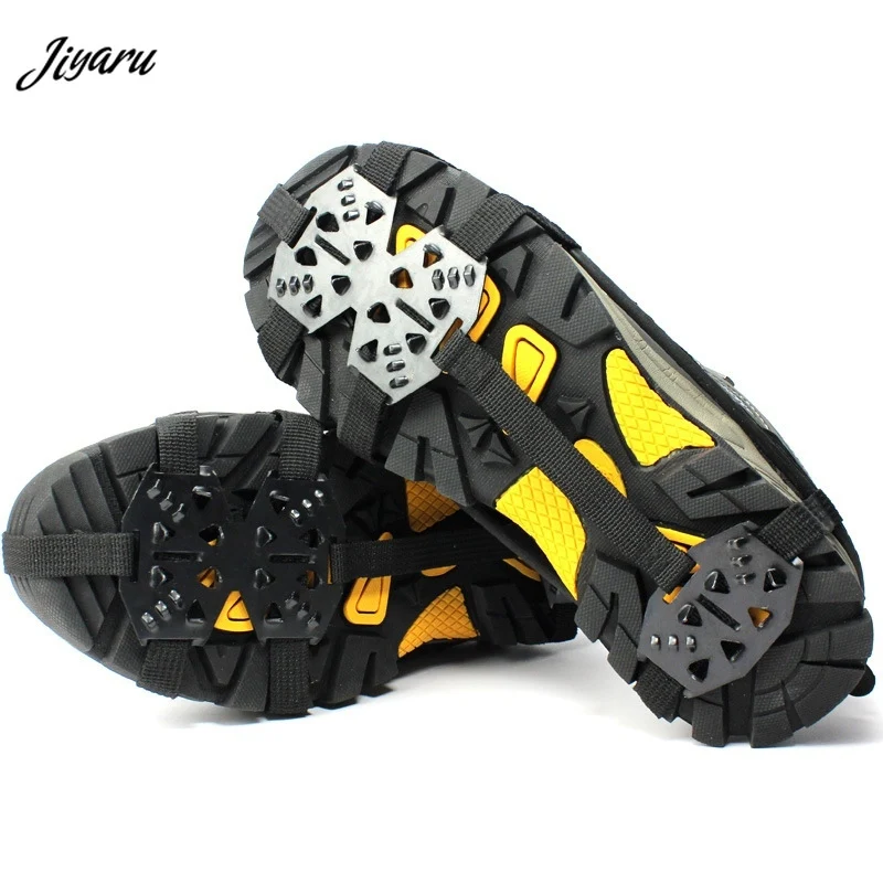 Новинка нескользящая мужская обувь ледяная захватывающая зажимы шипы для