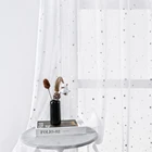 Роскошные блестящие однотонные шелковые тюлевые шторы CDIY для гостиной, спальни, прозрачные Занавески, занавески для окон, затенение 60%